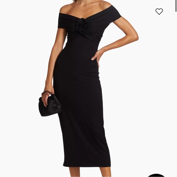 Reformation Fiorelle Off-The-Shoulder Midi-Dress - Picture 2 of 6